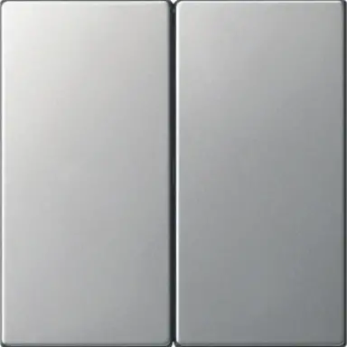 Gira 5370600 losse 2-voudige reservewippen zonder opdruk voor Systeem 3000 bedieningselementen Systeem 55 edelstaal