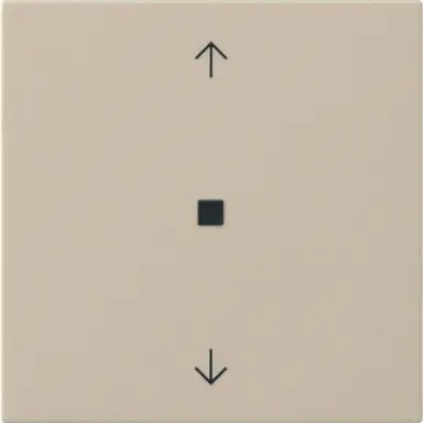 Gira 538801 losse reservewip controlevenster pijlen voor Systeem 3000 bedieningselementen Systeem 55 creme glans