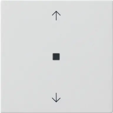 Gira 538803 losse reservewip controlevenster pijlen voor Systeem 3000 bedieningselementen Systeem 55 wit glans mat