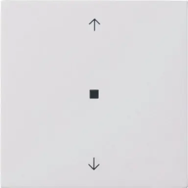 Gira 5388112 losse reservewip controlevenster pijlen voor Systeem 3000 bedieningselementen F100 wit glans