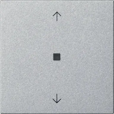Gira 538826 losse reservewip controlevenster pijlen voor Systeem 3000 bedieningselementen Systeem 55 aluminium mat