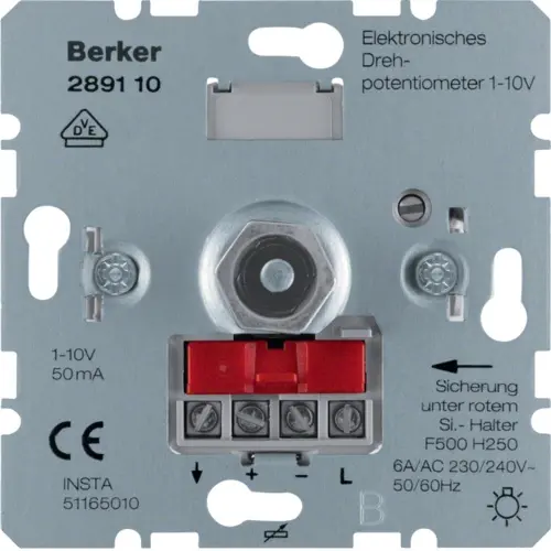 Berker 289110 draaipotentiometer 1-10 V