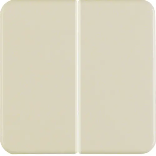 Berker 1552 schakelwip 2-voudig WG-UP IP44 creme glans