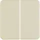 Berker 1552 schakelwip 2-voudig WG-UP IP44 creme glans