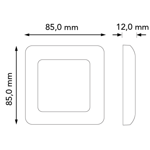 Berker 132809 afdekraam 1-voudig WG-UP IP44 wit glans