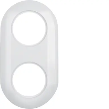 Berker 138129 afdekraam 2-voudig 1930 wit kunststof