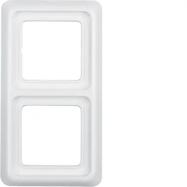 Berker 132909 afdekraam 2-voudig WG-UP IP44 wit glans