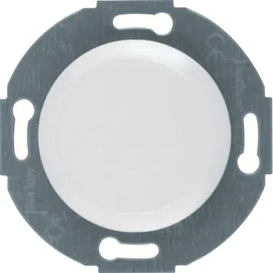 Berker 100920 blinddeksel incl. draagframe 1930 wit kunststof