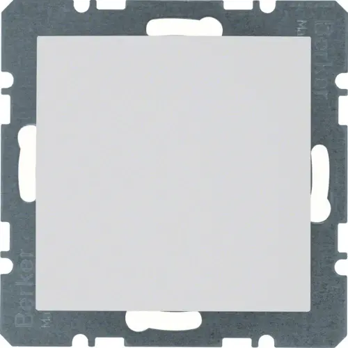 Berker 10091909 blinddeksel incl. draagframe S1/B3/B7 wit mat