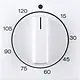 Berker 16331909 draaiknop tijdschakelklok 120 min S1/B3/B7 wit mat