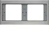Berker 13637004 afdekraam 2-voudig horizontaal K5 edelstaal