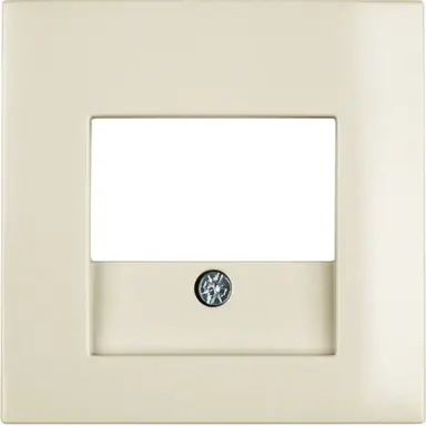 Berker 10338912 centraalplaat USB / luidspreker S1/B3/B7 creme glans