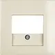 Berker 10338912 centraalplaat USB / luidspreker S1/B3/B7 creme glans
