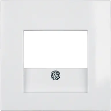 Berker 10338919 centraalplaat USB / luidspreker S1/B3/B7 wit glans