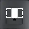 Berker 10331606 centraalplaat USB / luidspreker S1/B3/B7 antraciet mat