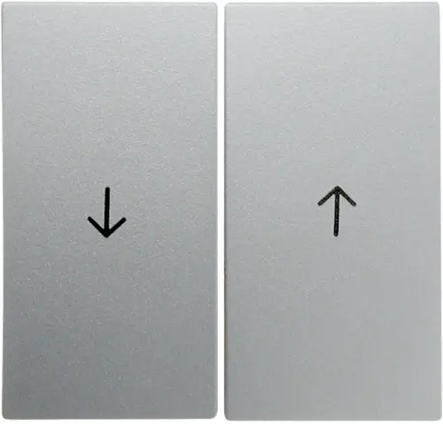 Berker 16251404 wip jaloezieschakelaar 2-voudig S1/B3/B7 aluminium mat