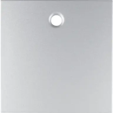 Berker 11461404 centraalplaat trekschakelaar S1/B1/B7 aluminium mat