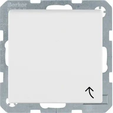 Berker 47511909 wandcontactdoos randaarde klapdeksel S1/B3/B7 wit mat