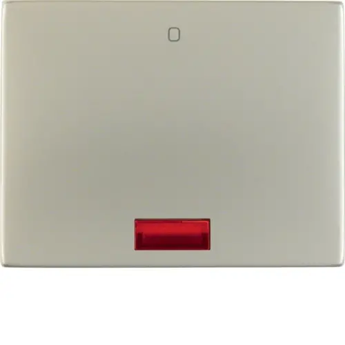 Berker 14177104 schakelwip controlevenster met opdruk 0 K5 edelstaal