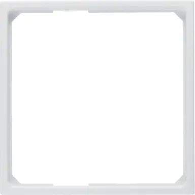 Berker 11091919 Centraalplaat 50x50 mm mat wit