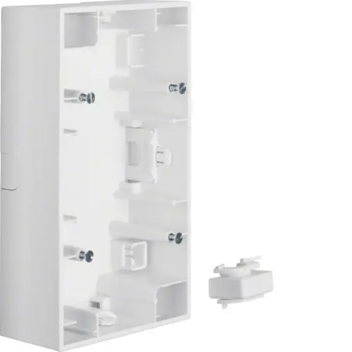 Berker 10427009 opbouwbak 2-voudig verticaal K1 wit