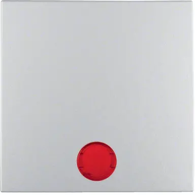 Berker 16211404 schakelwip controlevenster S1/B3/B7 aluminium wit