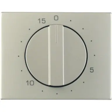 Berker 16347104 draaiknop tijdschakelaar 15 minuten K5 edelstaal