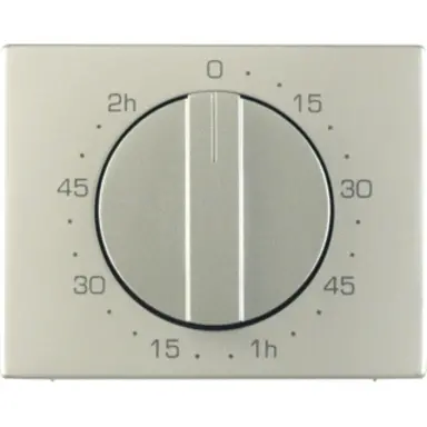 Berker 16357104 draaiknop tijdschakelaar 120 minuten K5 edelstaal
