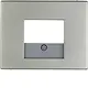 Berker 10357004 centraalplaat USB / luidspreker K5 edelstaal