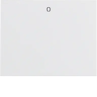 Berker 14257109 schakelwip met opdruk 0 K1 wit