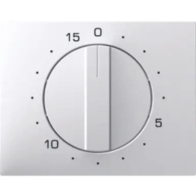 Berker 16347109 draaiknop tijdschakelaar 15 minuten K1 wit