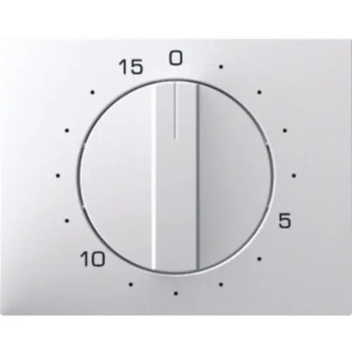 Berker 16347109 draaiknop tijdschakelaar 15 minuten K1 wit