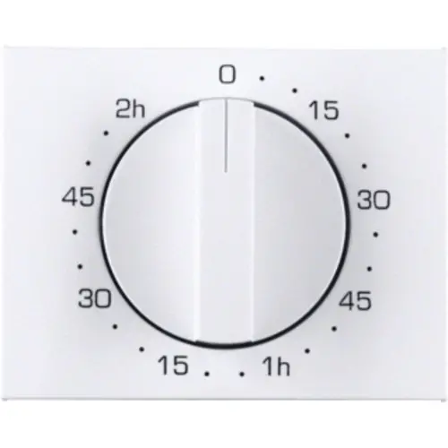 Berker 16357109 draaiknop tijdschakelaar 120 minuten K1 wit