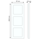 Berker 13337006 afdekraam 3-voudig verticaal K1 antraciet