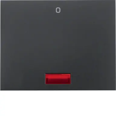 Berker 14177106 schakelwip controlevenster met opdruk 0 K1 antraciet