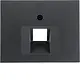 Berker 14077006 centraalplaat RJ45 wandcontactdoos 1-voudig K1 antraciet