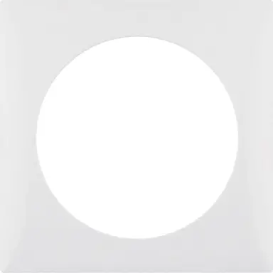 Berker 918272509 Integro Flow afdekraam 1-voudig wit glans