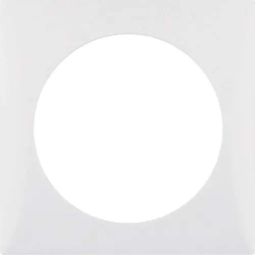 Berker 918272509 Integro Flow afdekraam 1-voudig wit glans