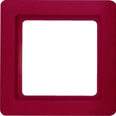 Berker 10116062 afdekraam 1-voudig Q1 rood