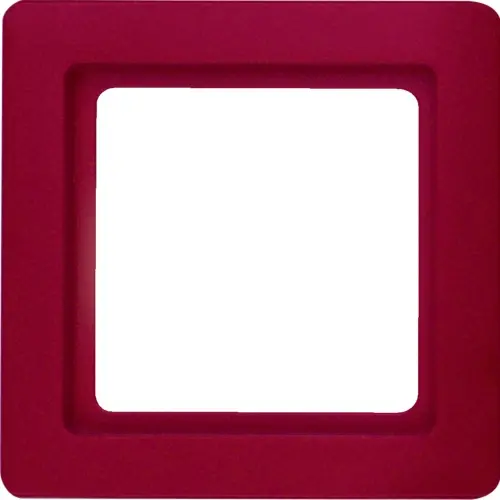 Berker 10116062 afdekraam 1-voudig Q1 rood