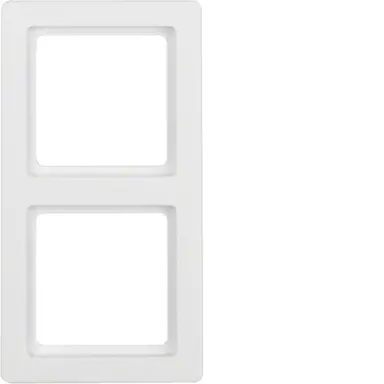 Berker 10126089 afdekraam 2-voudig Q1 wit