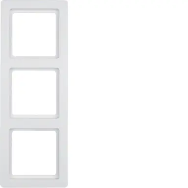 Berker 10136089 afdekraam 3-voudig Q1 wit