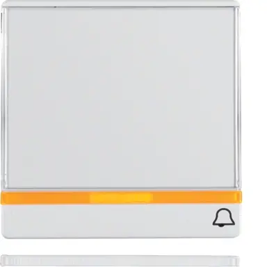 Berker 16966079 schakelwip groot tekstkader controlevenster symbool bel Q1/Q3/Q7 wit