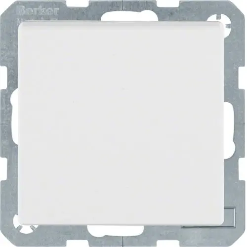 Berker 47516089 wandcontactdoos randaarde kindveilig klapdeksel Q1/Q3/Q7 wit