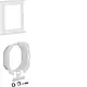 Berker 10107000 afdichtingsset voor sleutelschakelaars/impulsdrukkers Q/K-series