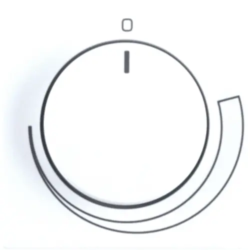 Berker 11376079 draaiknop toerentalregelaar Q1/Q3/Q7 wit