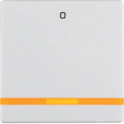 Berker 16246089 schakelwip controlevenster met opdruk 0 Q1/Q3/Q7 wit