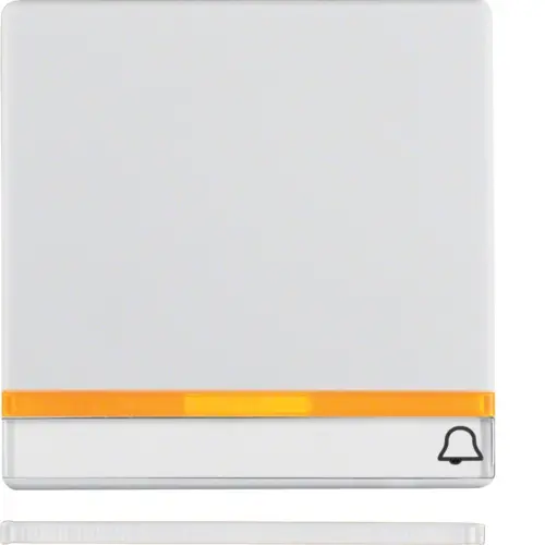 Berker 16286079 schakelwip tekstkader controlevenster symbool bel  Q1/Q3/Q7 wit