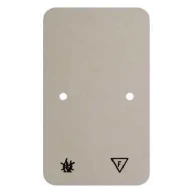 Berker 105340 zelfdovende bodemplaat voor opbouw wandcontactdoos 2-voudig creme