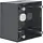 Berker 911512505 Integro Flow opbouwbehuizing hoog zonder trekontlasting antraciet mat